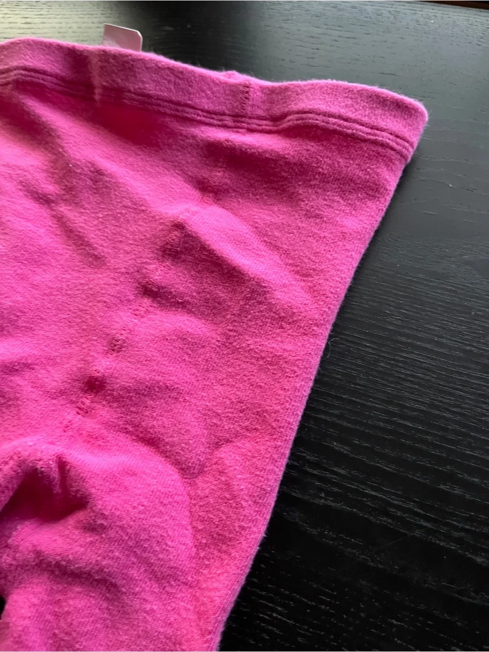 Pink Knit Tights Stockings Size 7-10 Kids Girls Footed Elastic Waist